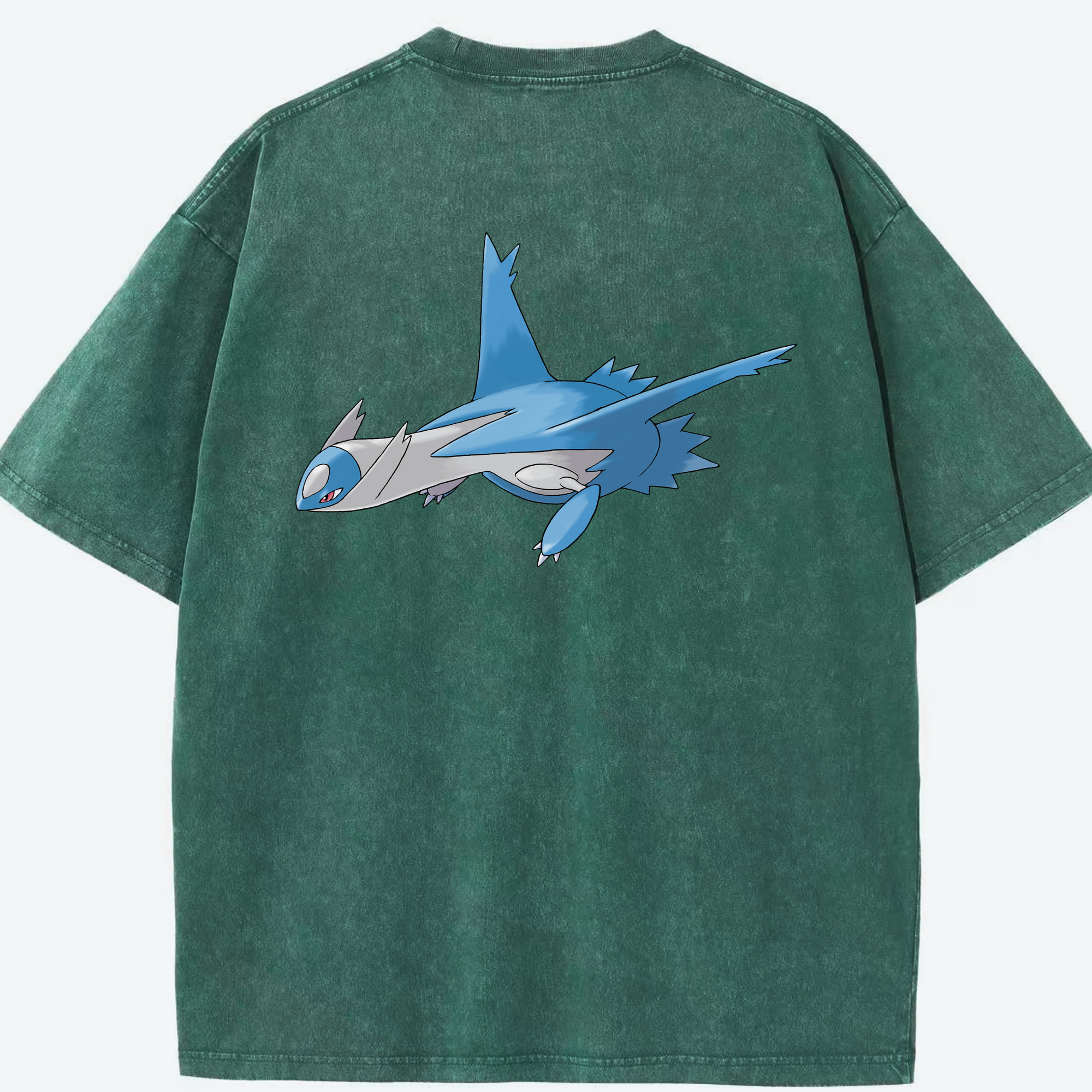 （画像用） ポケットモンスター Pokémon 綿100% ヴィンテージ風 半袖Tシャツ（背面プリント）